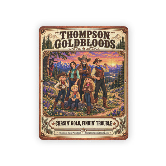 Goldbloods Chasin' Gold, Findin' Trouble 30 pc jigsaw puzzle