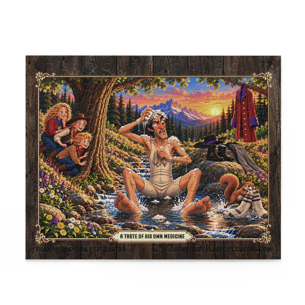 Goldbloods Velvet Vince - A Taste of His Own Medicine 120 pc jigsaw puzzle