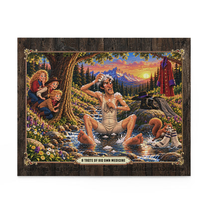 Goldbloods Velvet Vince - A Taste of His Own Medicine 120 pc jigsaw puzzle
