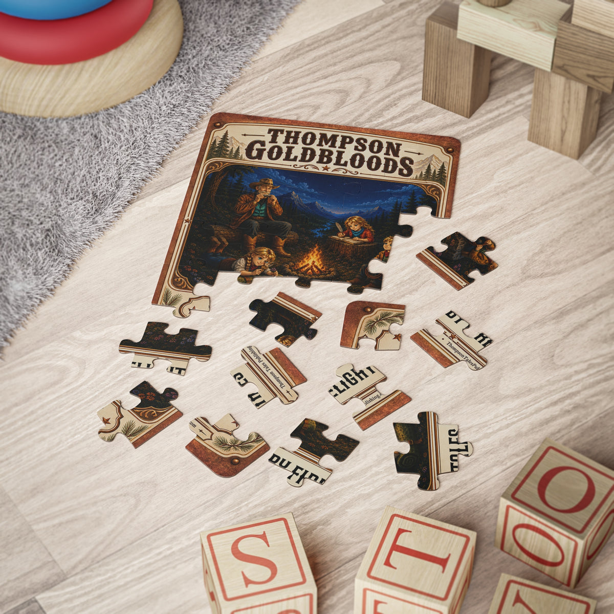 Goldbloods Tales by Firelight 30 pc jigsaw puzzle