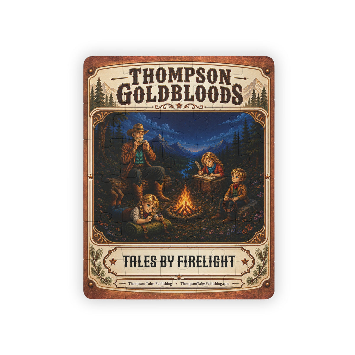 Goldbloods Tales by Firelight 30 pc jigsaw puzzle