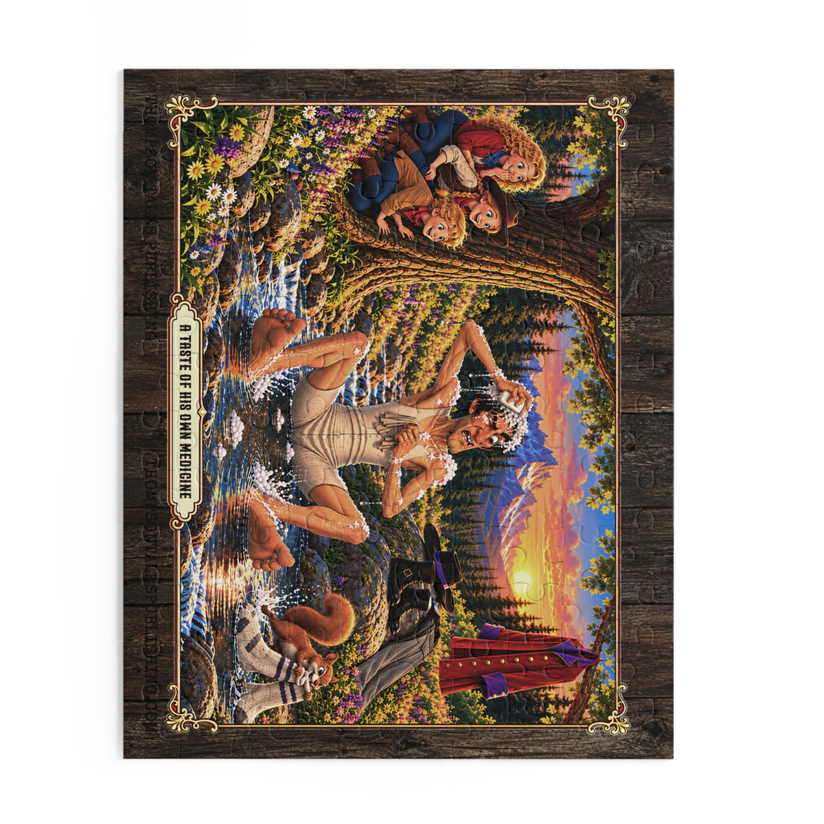 Goldbloods Velvet Vince - A Taste of His Own Medicine 120 pc jigsaw puzzle