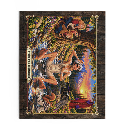 Goldbloods Velvet Vince - A Taste of His Own Medicine 120 pc jigsaw puzzle