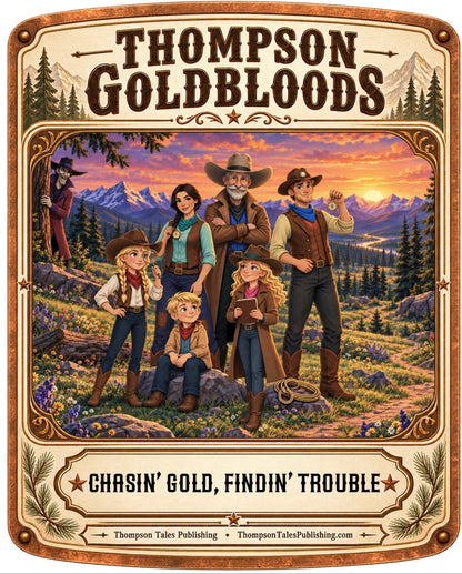 Thompson Goldbloods artwork - Chasin Gold, Findin Trouble